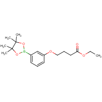 CAS:850411-09-5 | OR321291 | Ethyl 4-(3-(4,4,5,5-tetramethyl-1,3,2-dioxaborolan-2-yl)phenoxy)butanoate