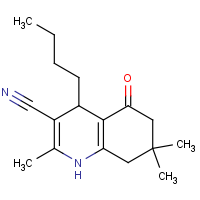 CAS: 860611-69-4 | OR32133 | 4-Butyl-2,7,7-trimethyl-5-oxo-1,4,5,6,7,8-hexahydroquinoline-3-carbonitrile