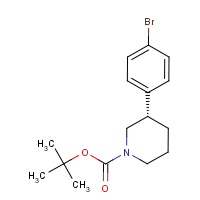CAS: 1476776-55-2 | OR321343 | tert-Butyl (S)-3-(4-bromophenyl)piperidine-1-carboxylate
