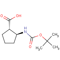 CAS:143679-80-5 | OR321345 | (1S,2S)-2-((tert-Butoxycarbonyl)amino)cyclopentane-1-carboxylic acid