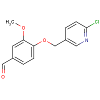 CAS:860644-64-0 | OR32141 | 4-[(6-Chloropyridin-3-yl)methoxy]-3-methoxybenzaldehyde