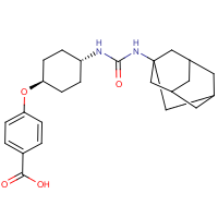 CAS:885012-33-9 | OR321447 | 4-(((trans-4-(3-(Adamantan-1-yl)ureido)cyclohexyl)oxy)benzoic acid