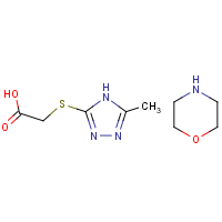 CAS:357172-63-5 | OR321479 | Morpholine 2-((5-methyl-4H-1,2,4-triazol-3-yl)thio)acetate