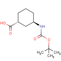 CAS: 1430938-32-1 | OR321499 | (1R,3R)-3-((tert-Butoxycarbonyl)amino)cyclohexane-1-carboxylic acid