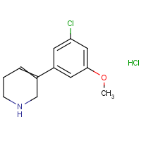 CAS: 2409597-32-4 | OR321507 | 5-(3-Chloro-5-methoxyphenyl)-1,2,3,6-tetrahydropyridine hydrochloride