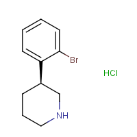 CAS: 2416257-97-9 | OR321521 | (S)-3-(2-Bromophenyl)piperidine hydrochloride