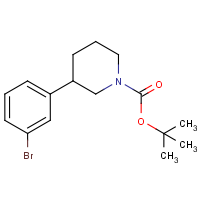 CAS: 1203686-41-2 | OR321535 | tert-Butyl 3-(3-bromophenyl)piperidine-1-carboxylate