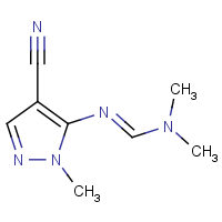 CAS:78972-87-9 | OR32154 | (E)-N'-(4-Cyano-1-methyl-1H-pyrazol-5-yl)-N,N-dimethylmethanimidamide
