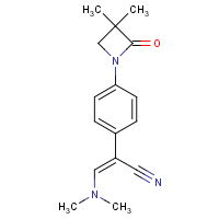 CAS:303985-91-3 | OR32215 | (2Z)-2-[4-(3,3-Dimethyl-2-oxoazetidin-1-yl)phenyl]-3-(dimethylamino)prop-2-enenitrile