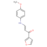 CAS:477854-96-9 | OR32221 | (2E)-1-(Furan-3-yl)-3-[(4-methoxyphenyl)amino]prop-2-en-1-one