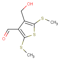 CAS:24963-64-2 | OR322477 | 4-(Hydroxymethyl)-2,5-bis(methylthio)thiophene-3-carbaldehyde
