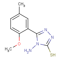 CAS: 565178-09-8 | OR322517 | 4-Amino-5-(2-methoxy-5-methyl-phenyl)-4H-[1,2,4]triazole-3-thiol