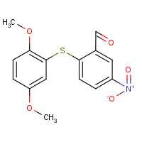 CAS:1147093-21-7 | OR322617 | 2-(2,5-Dimethoxyphenylthio)-5-nitrobenzaldehyde