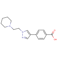 CAS: 1206970-41-3 | OR322701 | 4-(1-(2-(Piperidin-1-yl)ethyl)-1H-pyrazol-4-yl)benzoic acid