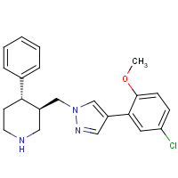 CAS:1820569-82-1 | OR322704 | (3R,4S)-3-((4-(5-Chloro-2-methoxyphenyl)-1H-pyrazol-1-yl)methyl)-4-phenylpiperidine
