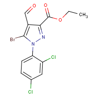 CAS: 1353011-83-2 | OR322705 | Ethyl 5-bromo-1-(2,4-dichlorophenyl)-4-formyl-1H-pyrazole-3-carboxylate