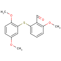 CAS:1147093-19-3 | OR322742 | 2-(2,5-Dimethoxyphenylthio)-6-methoxybenzaldehyde