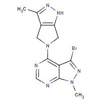 CAS: 1258652-81-1 | OR322796 | 3-Bromo-1-methyl-4-(3-methylpyrrolo[3,4-c]pyrazol-5(1h,4h,6h)-yl)-1H-pyrazolo[3,4-d]pyrimidine