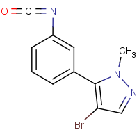 CAS: 1206969-04-1 | OR322836 | 4-Bromo-5-(3-isocyanatophenyl)-1-methyl-1H-pyrazole