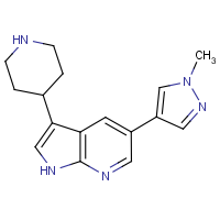 CAS: 1206969-38-1 | OR322892 | 5-(1-Methyl-1H-pyrazol-4-yl)-3-(piperidin-4-yl)-1H-pyrrolo[2,3-b]pyridine
