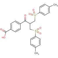 CAS:124243-00-1 | OR322896 | 4-(3-Tosyl-2-(tosylmethyl)propanoyl)benzoic acid