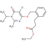 CAS:1258652-72-0 | OR322911 | Ethyl 3-(2-((5-chloro-1,6-dihydro-1-isopropyl-2-mEthyl-6-oxopyrimidin-4-yloxy)mEthyl)phenyl)propanoate