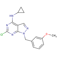 CAS: 1206969-84-7 | OR322925 | 1-(3-Methoxybenzyl)-6-chloro-n-cyclopropyl-1H-pyrazolo[3,4-d]pyrimidin-4-amine