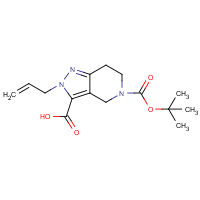CAS:1258652-69-5 | OR322939 | 5-(tert-Butoxycarbonyl)-2-allyl-4,5,6,7-tetrahydro-2H-pyrazolo[4,3-c]pyridine-3-carboxylic acid
