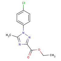 CAS: 91396-27-9 | OR32299 | Ethyl 1-(4-chlorophenyl)-5-methyl-1H-1,2,4-triazole-3-carboxylate