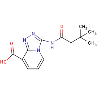CAS: 1206969-54-1 | OR323029 | 3-(3,3-Dimethylbutanamido)-[1,2,4]triazolo[4,3-a]pyridine-8-carboxylic acid