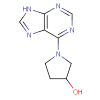 CAS: 1206970-07-1 | OR323043 | 1-(9h-Purin-6-yl)pyrrolidin-3-ol