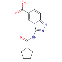 CAS:1206969-11-0 | OR323053 | 3-(Cyclopentanecarboxamido)-[1,2,4]triazolo[4,3-a]pyridine-6-carboxylic acid