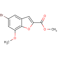 CAS: 1242240-98-7 | OR323134 | Methyl 5-bromo-7-methoxybenzofuran-2-carboxylate