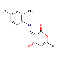 CAS:477859-27-1 | OR32317 | (3Z)-3-{[(2,4-Dimethylphenyl)amino]methylidene}-6-methyl-3,4-dihydro-2H-pyran-2,4-dione