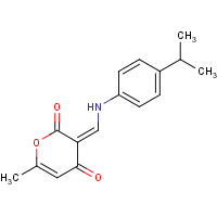 CAS: 477859-28-2 | OR32318 | (3Z)-6-Methyl-3-({[4-(propan-2-yl)phenyl]amino}methylidene)-3,4-dihydro-2H-pyran-2,4-dione