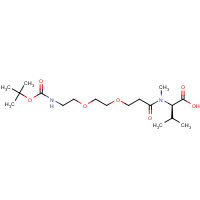 CAS: 1415807-25-8 | OR323186 | 2-({3-[2-(2-tert-Butoxycarbonylamino-ethoxy)-ethoxy]-propionyl}-methyl-amino)-3-methyl-butyric acid