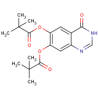 CAS:1174662-16-8 | OR323212 | 2,2-Dimethyl-propionic acid 7-(2,2-Dimethyl-propionyloxy)-4-oxo-3,4-dihydro-quinazolin-6-yl ester