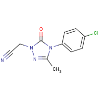 CAS: 860786-60-3 | OR32348 | 2-[4-(4-Chlorophenyl)-3-methyl-5-oxo-4,5-dihydro-1H-1,2,4-triazol-1-yl]acetonitrile