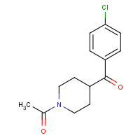 CAS: 59084-15-0 | OR32361 | 1-[4-(4-Chlorobenzoyl)piperidin-1-yl]ethan-1-one