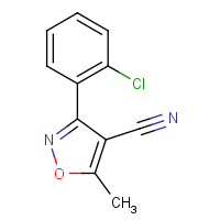 CAS: 320424-75-7 | OR32371 | 3-(2-Chlorophenyl)-5-methyl-1,2-oxazole-4-carbonitrile