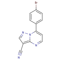 CAS:320417-25-2 | OR32382 | 7-(4-Bromophenyl)pyrazolo[1,5-a]pyrimidine-3-carbonitrile