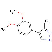 CAS:321526-09-4 | OR32394 | 4-(3,4-Dimethoxyphenyl)-3-methyl-1H-pyrazole