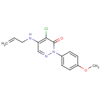 CAS:477867-47-3 | OR32417 | 4-Chloro-2-(4-methoxyphenyl)-5-[(prop-2-en-1-yl)amino]-2,3-dihydropyridazin-3-one
