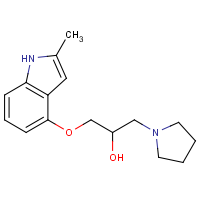 CAS: 338392-06-6 | OR32430 | 1-[(2-Methyl-1H-indol-4-yl)oxy]-3-(pyrrolidin-1-yl)propan-2-ol