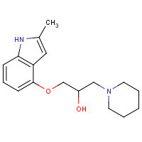 CAS: 338392-20-4 | OR32432 | 1-[(2-Methyl-1H-indol-4-yl)oxy]-3-(piperidin-1-yl)propan-2-ol
