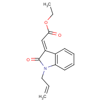 CAS:1308732-57-1 | OR32438 | Ethyl 2-[(3E)-2-oxo-1-(prop-2-en-1-yl)-2,3-dihydro-1H-indol-3-ylidene]acetate