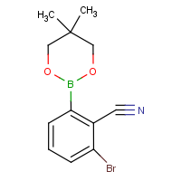 CAS: 883899-07-8 | OR3246 | 3-Bromo-2-cyanobenzeneboronic acid neopentyl glycol ester