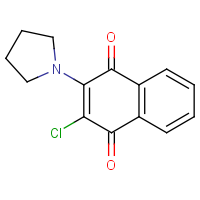CAS: 59641-25-7 | OR32470 | 2-Chloro-3-(pyrrolidin-1-yl)-1,4-dihydronaphthalene-1,4-dione