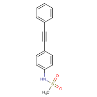 CAS: 439095-76-8 | OR32482 | N-[4-(2-Phenylethynyl)phenyl]methanesulfonamide