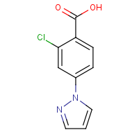 CAS: 313674-12-3 | OR32485 | 2-Chloro-4-(1H-pyrazol-1-yl)benzoic acid